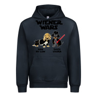 Navy wiener wars funny dachshund Urban Hoodie - artisFamous