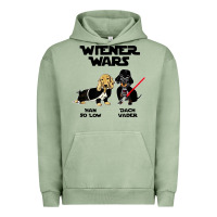 Pigment Oil Green wiener wars funny dachshund Urban Hoodie - artisFamous