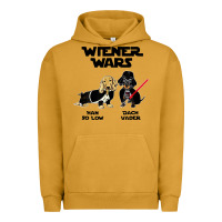 Pigment Peanut Butter wiener wars funny dachshund Urban Hoodie - artisFamous