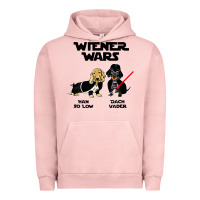 Pigment Salmon wiener wars funny dachshund Urban Hoodie - artisFamous