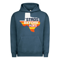 Pigment Midnight Navy stros before hoes Urban Hoodie - artisFamous