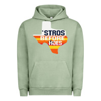 Pigment Oil Green stros before hoes Urban Hoodie - artisFamous