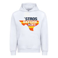 White stros before hoes Urban Hoodie - artisFamous