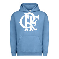 Pigment Pebble Blue camisa do flamengo Urban Hoodie - artisFamous