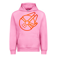 Fuchsia Pink millennium falcon Urban Hoodie - artisFamous