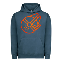 Pigment Midnight Navy millennium falcon Urban Hoodie - artisFamous