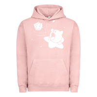 Pigment Salmon kirby gamer geek snes Urban Hoodie - artisFamous
