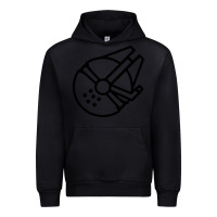 Black millennium falcon Urban Hoodie - artisFamous