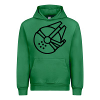 Emerald millennium falcon Urban Hoodie - artisFamous
