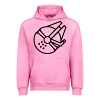 Fuchsia Pink millennium falcon Urban Hoodie - artisFamous