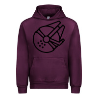 Mauve Wine millennium falcon Urban Hoodie - artisFamous
