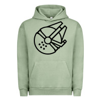 Pigment Oil Green millennium falcon Urban Hoodie - artisFamous
