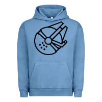 Pigment Pebble Blue millennium falcon Urban Hoodie - artisFamous