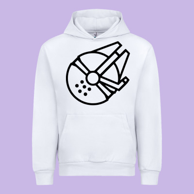 Millennium Falcon Urban Hoodie Designed By Artisfamous