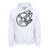 White millennium falcon Urban Hoodie - artisFamous