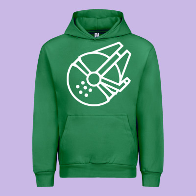Millennium Falcon Urban Hoodie Designed By Artisfamous