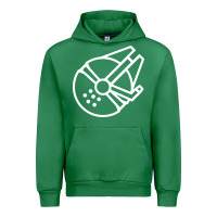 Emerald millennium falcon Urban Hoodie - artisFamous
