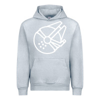 Heather Grey millennium falcon Urban Hoodie - artisFamous
