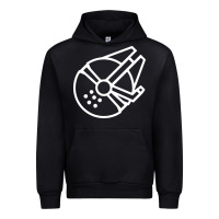 Black millennium falcon Urban Hoodie - artisFamous