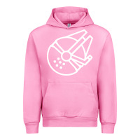 Fuchsia Pink millennium falcon Urban Hoodie - artisFamous