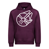 Mauve Wine millennium falcon Urban Hoodie - artisFamous