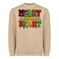 Merry And Bright With Christmas Tree  Cakes Ado Heavyweight Sweatshirt | Teevron