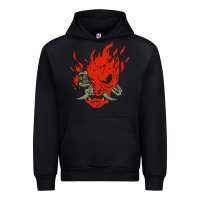 Black punk samurai Urban Hoodie - artisFamous