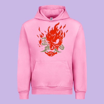 Punk Samurai Urban Hoodie Designed By Artisfamous