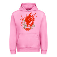 Fuchsia Pink punk samurai Urban Hoodie - artisFamous