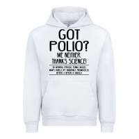 White got polio me neither thanks science Urban Hoodie - artisFamous