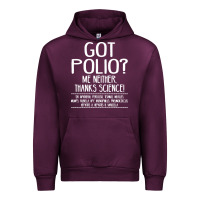 Mauve Wine got polio me neither thanks science Urban Hoodie - artisFamous