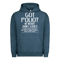 Pigment Midnight Navy got polio me neither thanks science Urban Hoodie - artisFamous