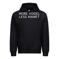 Black more vogel less mamet Urban Hoodie - artisFamous