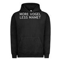Pigment Black more vogel less mamet Urban Hoodie - artisFamous