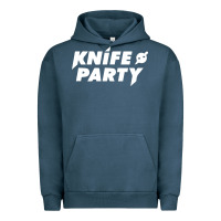 Pigment Midnight Navy knife party Urban Hoodie - artisFamous
