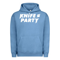 Pigment Pebble Blue knife party Urban Hoodie - artisFamous