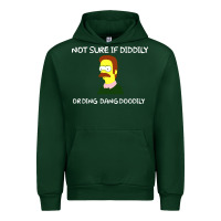 Forest Green ned flanders Urban Hoodie - artisFamous