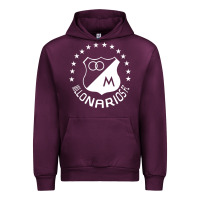 Mauve Wine millonarios futbol Urban Hoodie - artisFamous