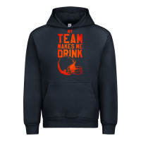 Navy my team makes me drink Urban Hoodie - artisFamous