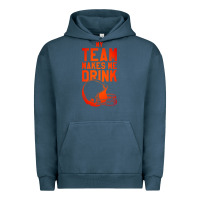 Pigment Midnight Navy my team makes me drink Urban Hoodie - artisFamous