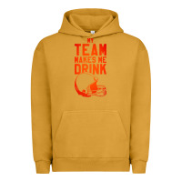 Pigment Peanut Butter my team makes me drink Urban Hoodie - artisFamous