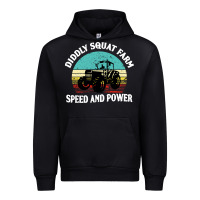 Black diddly squat farm speed and power Urban Hoodie - artisFamous