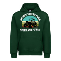 Forest Green diddly squat farm speed and power Urban Hoodie - artisFamous