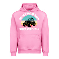 Fuchsia Pink diddly squat farm speed and power Urban Hoodie - artisFamous