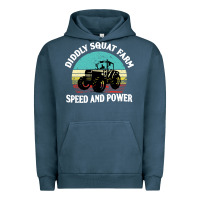 Pigment Midnight Navy diddly squat farm speed and power Urban Hoodie - artisFamous