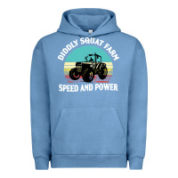 Pigment Pebble Blue diddly squat farm speed and power Urban Hoodie - artisFamous