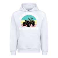 White diddly squat farm speed and power Urban Hoodie - artisFamous