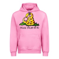 Fuchsia Pink please tread on me Urban Hoodie - artisFamous