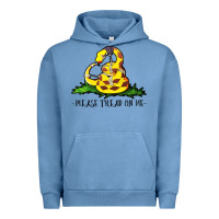 Pigment Pebble Blue please tread on me Urban Hoodie - artisFamous