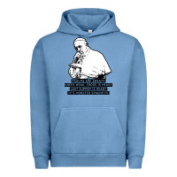 Pigment Pebble Blue pope mc Urban Hoodie - artisFamous